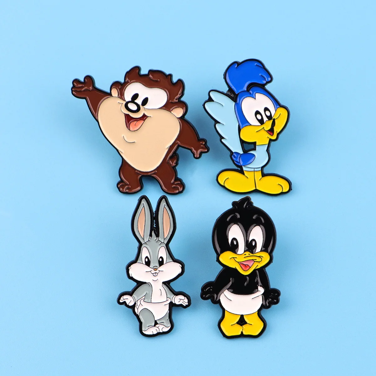 1 Juego de alfileres esmaltados de pato bonito, broches de animales de dibujos animados para decoración de ropa de mujer, alfileres de Metal, mochila, sombrero, insignia, accesorios de regalo