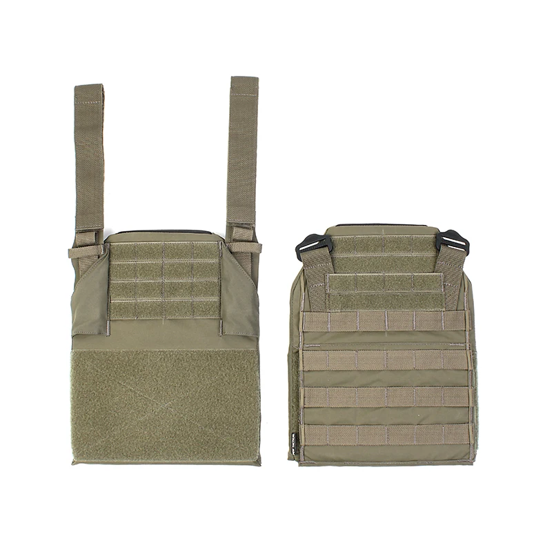 PEW chaleco táctico estilo HSP, bolsa delantera y trasera, portador de placa de tórax, AIRSOFT, caza - imagen 5