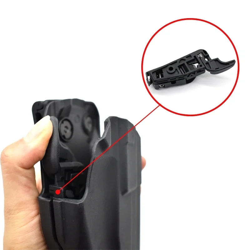 T-funda táctica Molle para pistola, funda Universal avanzada para pistola, cinturón de extracción rápida para G19 23 38 - imagen 5