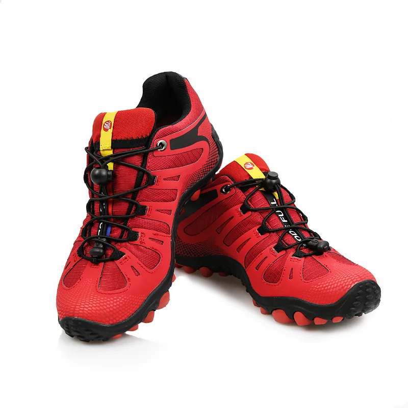 MERRTO zapatos de senderismo al aire libre para mujer, zapatillas antideslizantes impermeables de otoño e invierno, zapatos de escalada de montaña transpirables para hombre - imagen 5