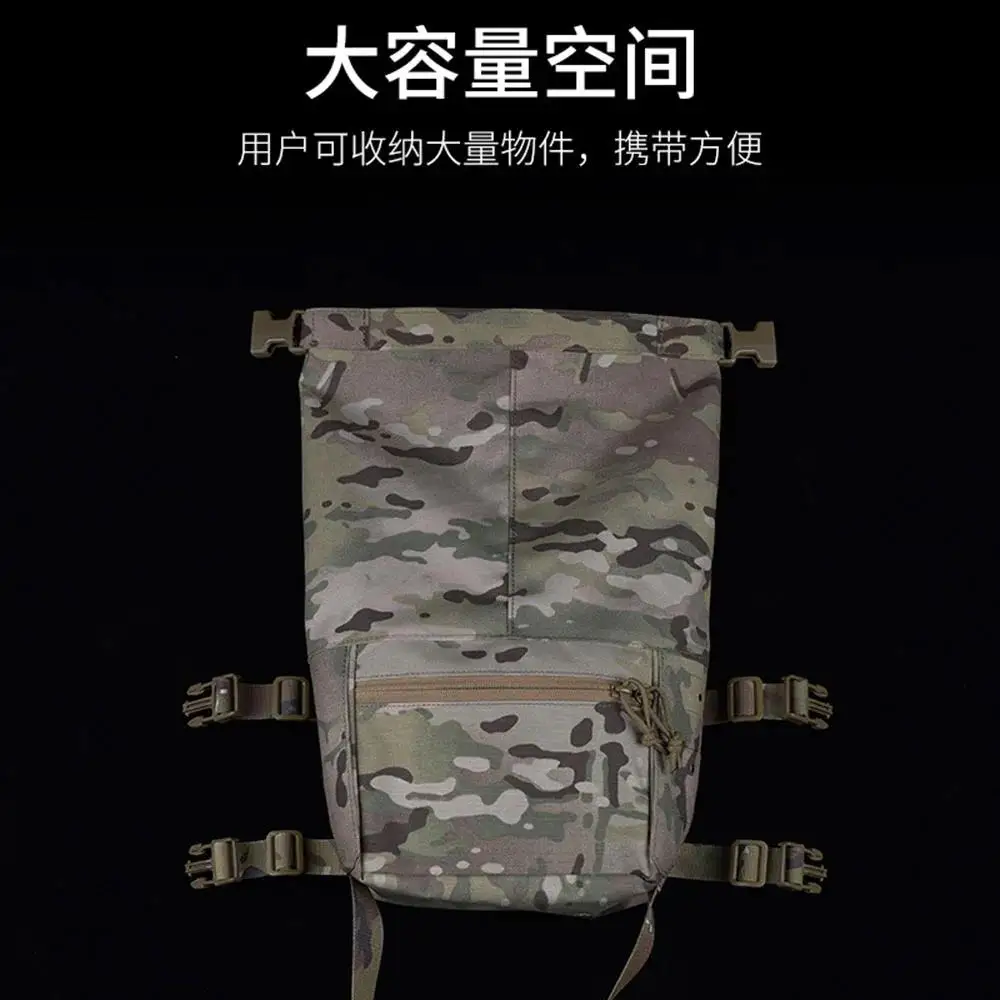 Paquete de expansión táctico Molle, bolsa de almacenamiento de gran capacidad para plataforma de pecho VE-86 - imagen 5