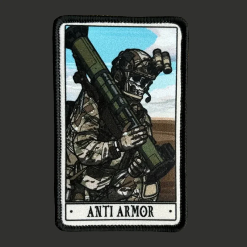 Parche antiarmadura, insignia de moral militar, impresión de gancho y bucle, mochila, accesorios de decoración de ropa, pegatinas, brazalete - imagen 2