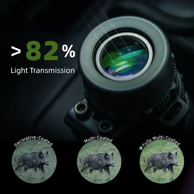 Óptica vectorial 8X42 telescopio Monocular al aire libre Camping caza observación de aves telescopios caza Ip67 impermeable - imagen 3