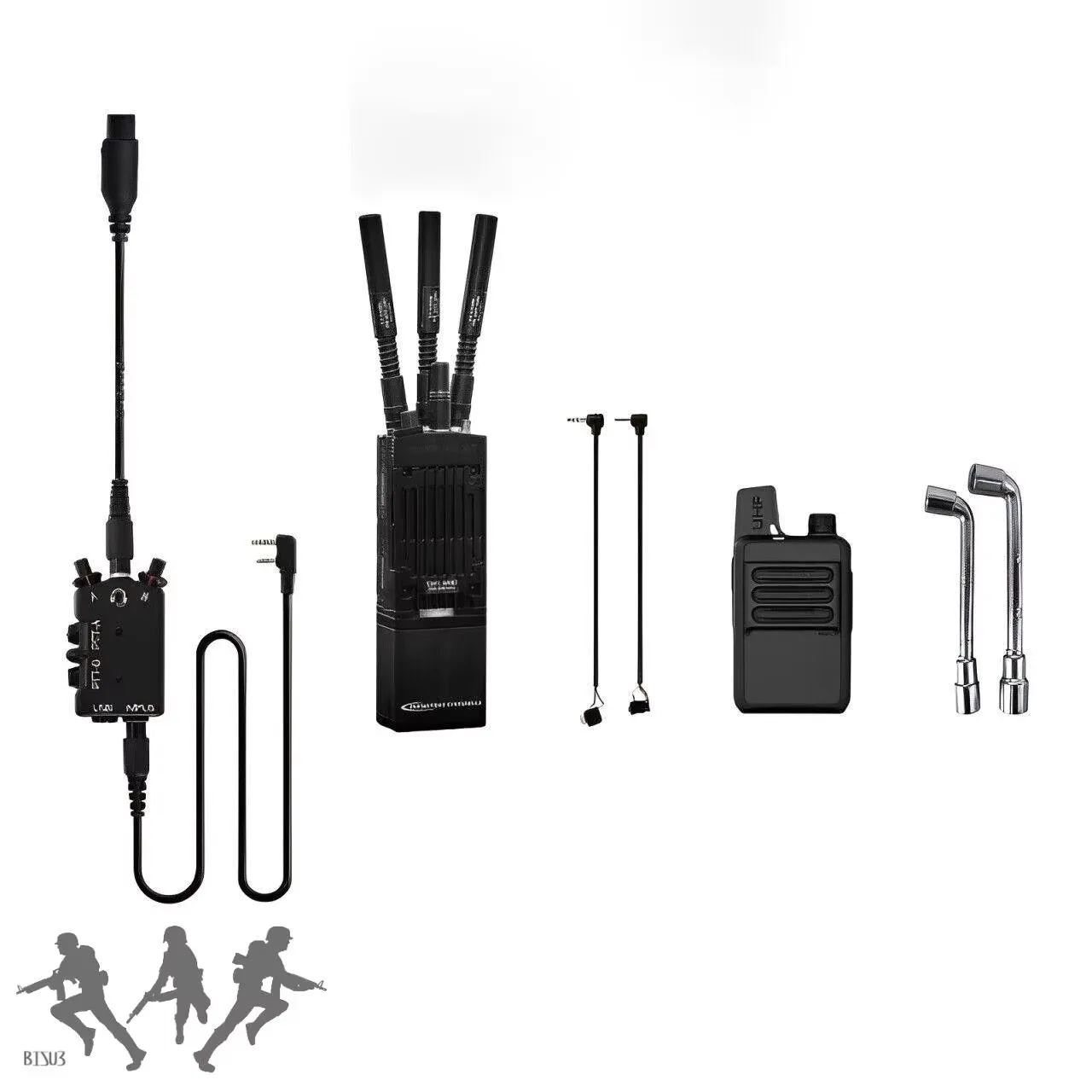 Walkie talkie táctico CNC versión refinada función MPU5 DUAL PTT inalámbrico PTT/handise MPU5 walkie-talkie modelo sello Radio