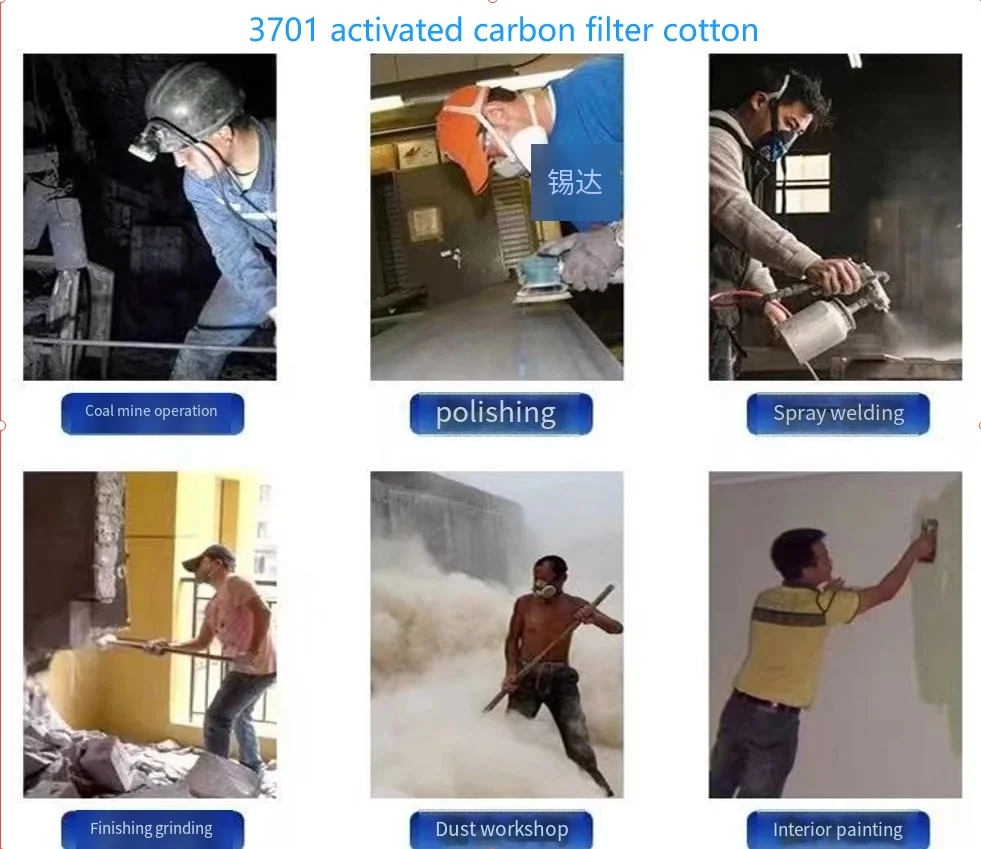 Filtro de partículas de carbón activado 3701 a prueba de polvo, adecuado para mascarilla antipolvo serie 8016/3200/1021, pintura en aerosol, trabajos de minería - imagen 5