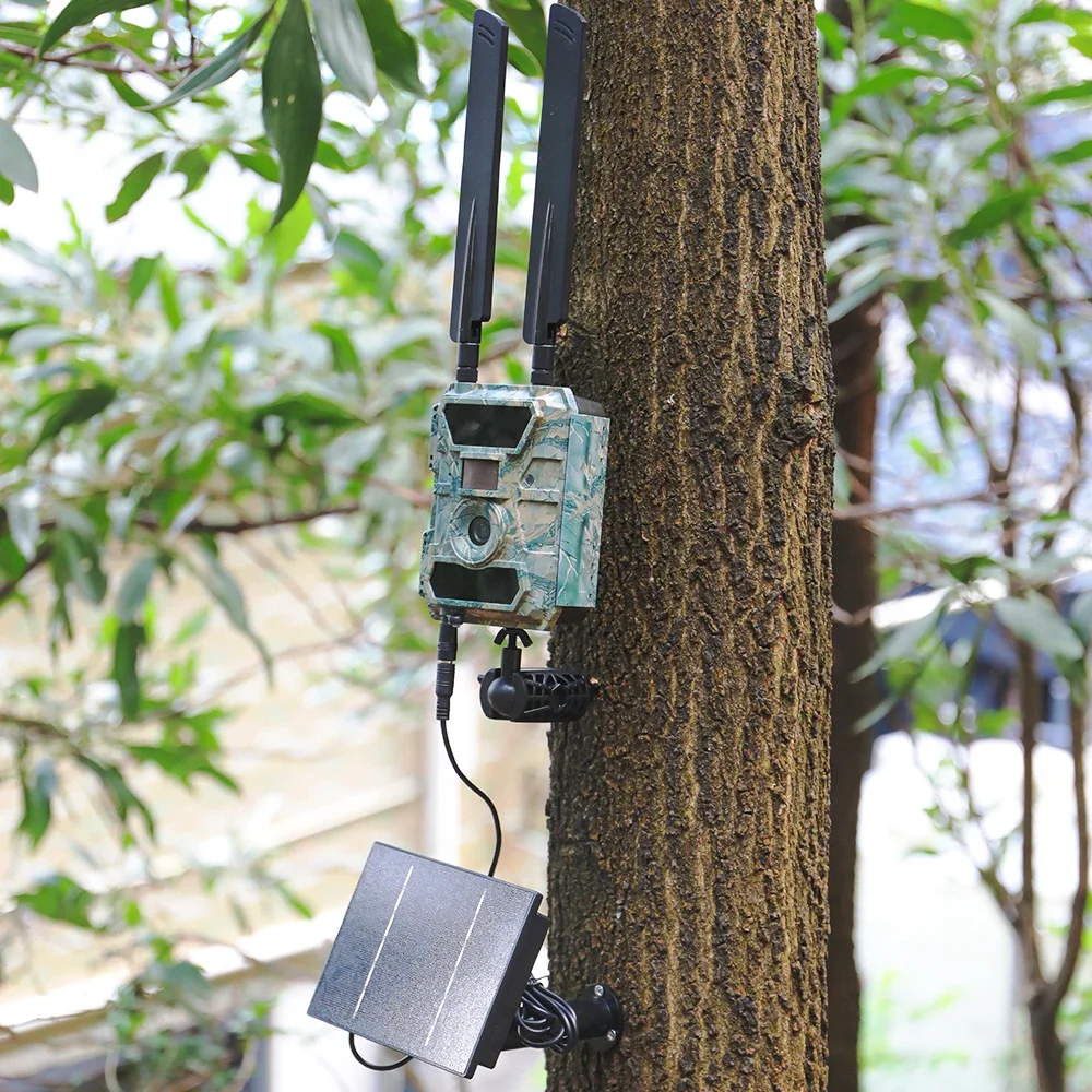 Panel solar portátil con soporte para trípode, potencia de 4 W, salida de 5 V, capacidad de batería de 18000 mAH y protección IP66 - imagen 4