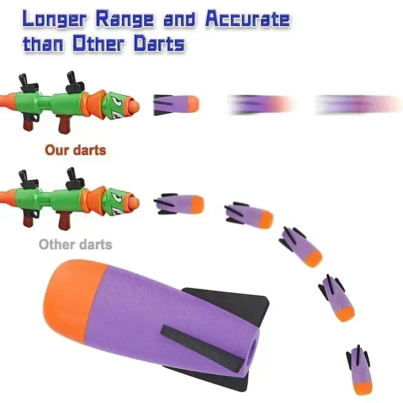 Nerf N-Strike Elite bláster misiles de espuma repuesto compatible - imagen 4