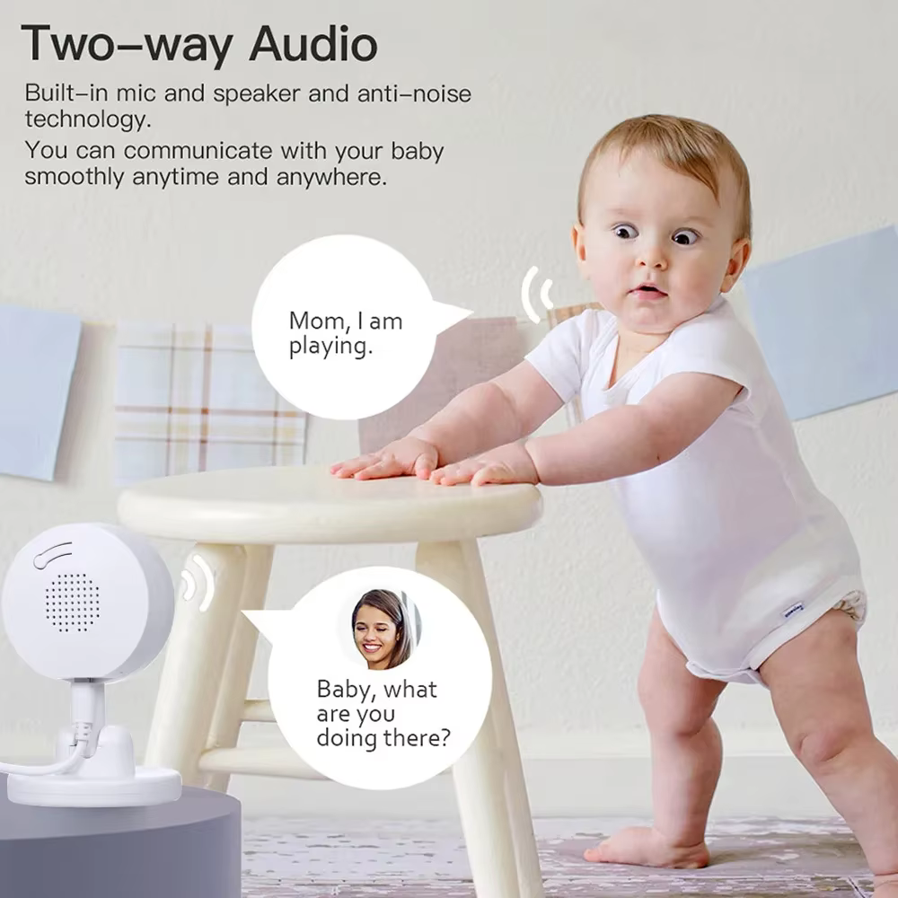 X9 Baby Nanny – Monitor bebé WiFi con cámara HD 1080P y app - imagen 5