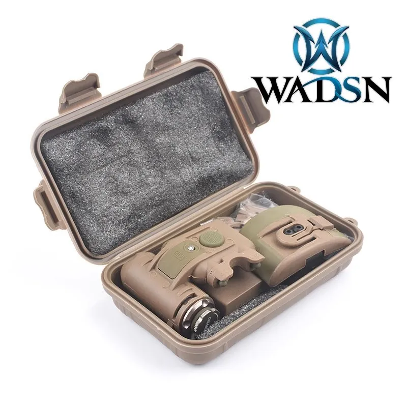 Wadsn-Casco Aisorft con linterna GEN 2, cascos de luz roja y blanca, táctico Scout Light GEN II, accesorios para exteriores - imagen 3