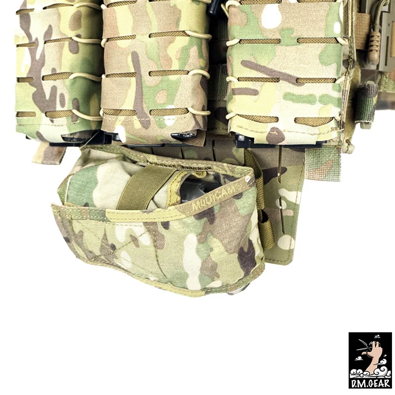 DMgear-Panel de armadura táctica, corte láser de doble cara para bolsa MOLLE, chaleco táctico para vientre, protector de entrepierna Molle LST de doble cara - imagen 5