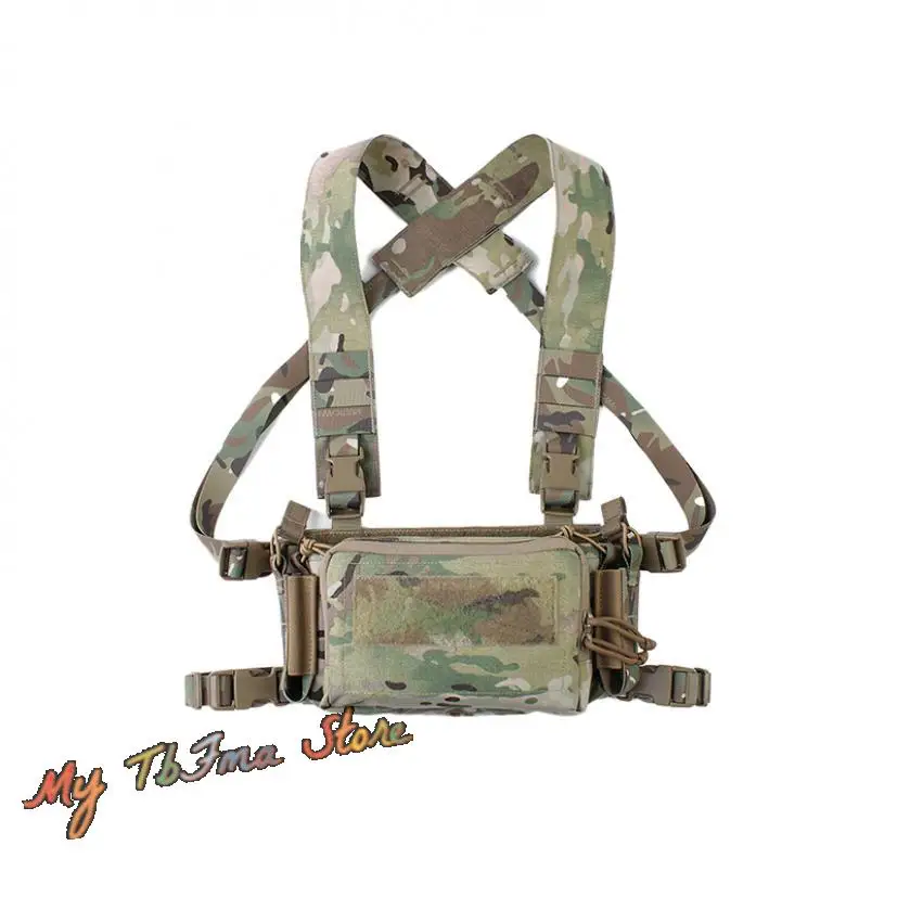 Zheng-aparejo de pecho táctico estilo estratégico D3CRM 2,0, banda de vientre colgante para el pecho, sistema Molle MK3 para exteriores - imagen 2