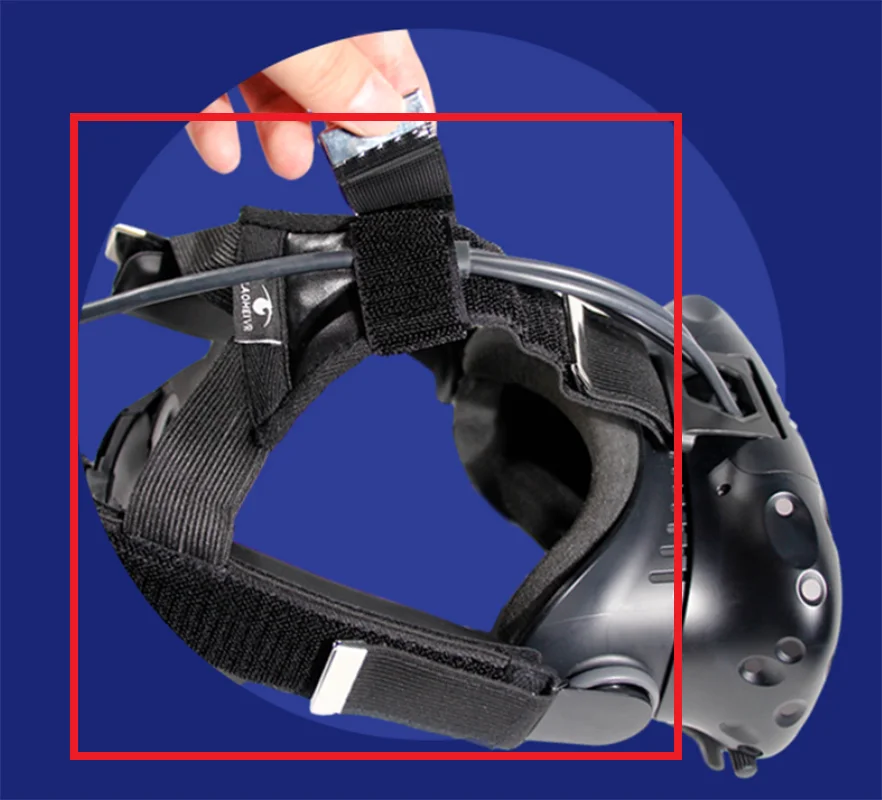 Correa para la cabeza VR mejorada: perilla transpirable y autoajustable, fácil extracción: mayor comodidad para juegos