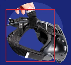 Correa táctica transpirable con ajuste rápido para casco VR seguro