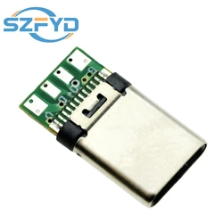 Conector USB-C militar macho hembra para soldadura PCB