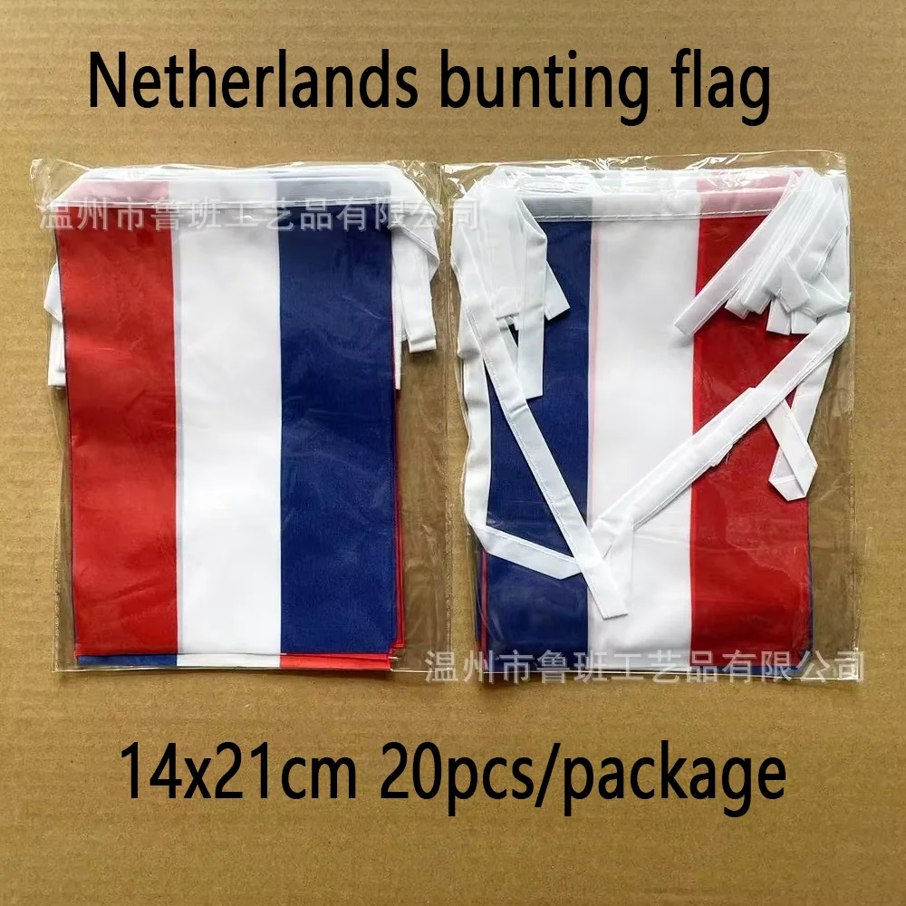 SKY FLAG 14x21cm Banderines de Países Bajos para decoración de fiestas y festivales () - imagen 2