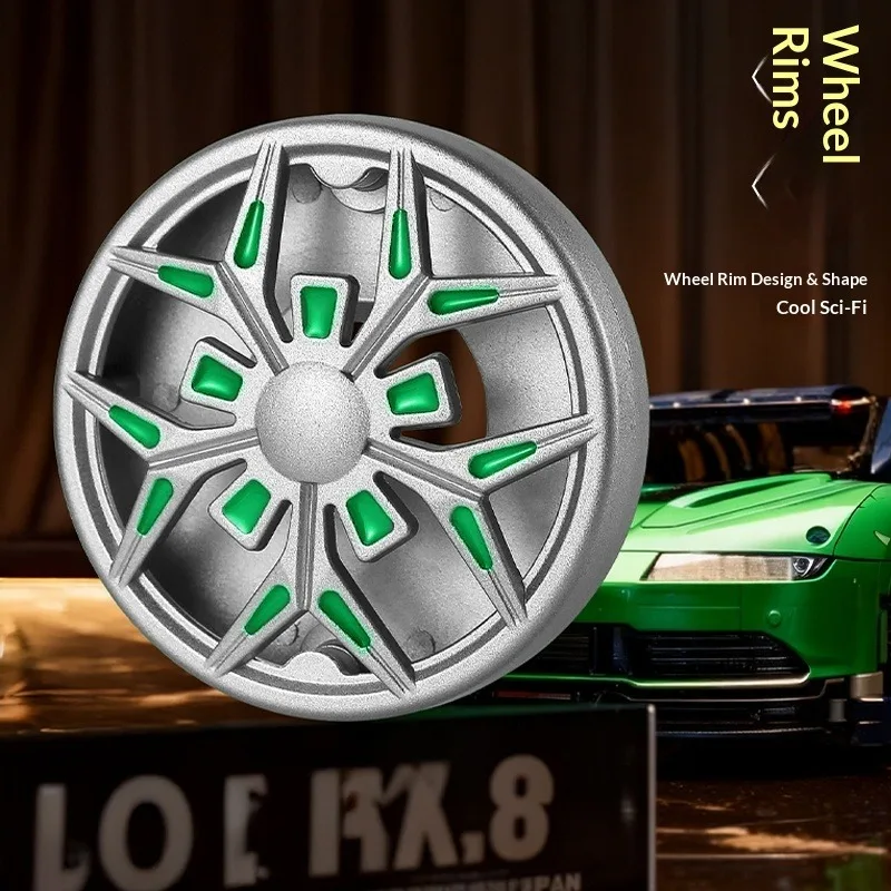 Cubo de rueda de coche deportivo de aleación, abridor de botellas de cerveza creativo, imán magnético para nevera que brilla en la oscuridad - imagen 2