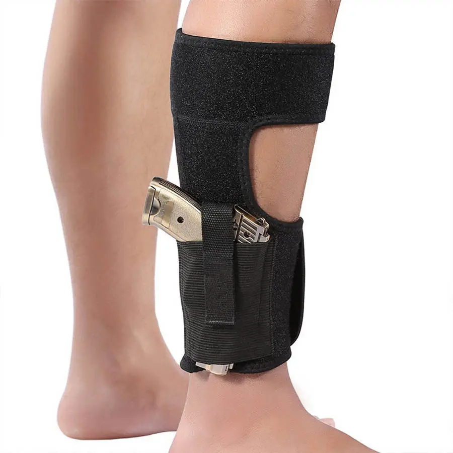 Funda táctica universal para pierna y tobillo con revólver