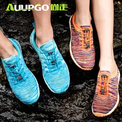 AUUPGO, zapatos de senderismo para hombre, botines transpirables para deportes al aire libre, zapatos de agua, zapatos de escalada, zapatos acuáticos de malla, zapatillas de Trekking para mujer