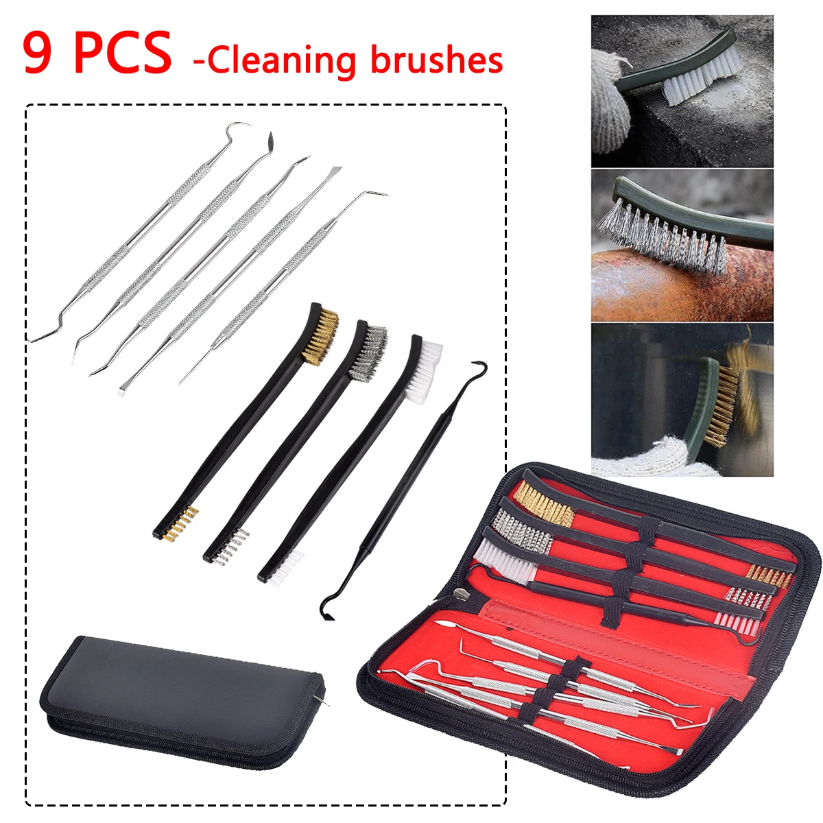 9 PCS Brushes Set