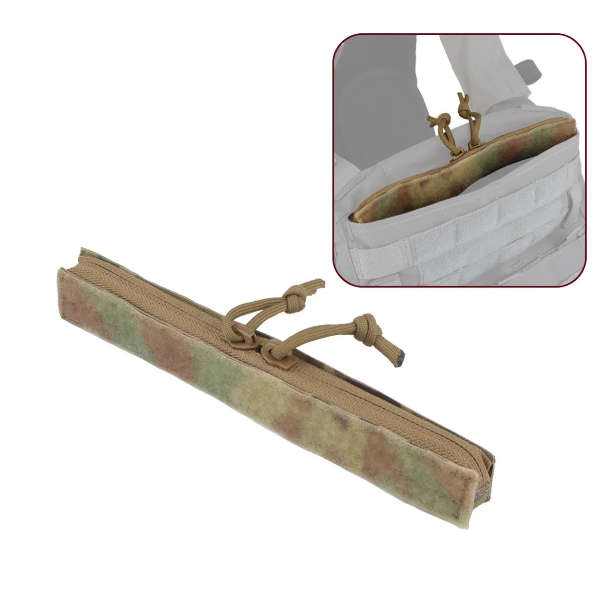 Chaleco táctico Crye AVS con cremallera de administrador, chaleco de caza MBAV, apertura estructurado, portador de placa Airsoft, accesorios adicionales de bolsillo - imagen 2