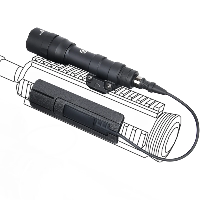 WADSN táctico PEQ rojo verde azul láser IR luz M300 M300A linterna luz blanca ajuste 20mm Rail caza arma Scout accesorio - imagen 3