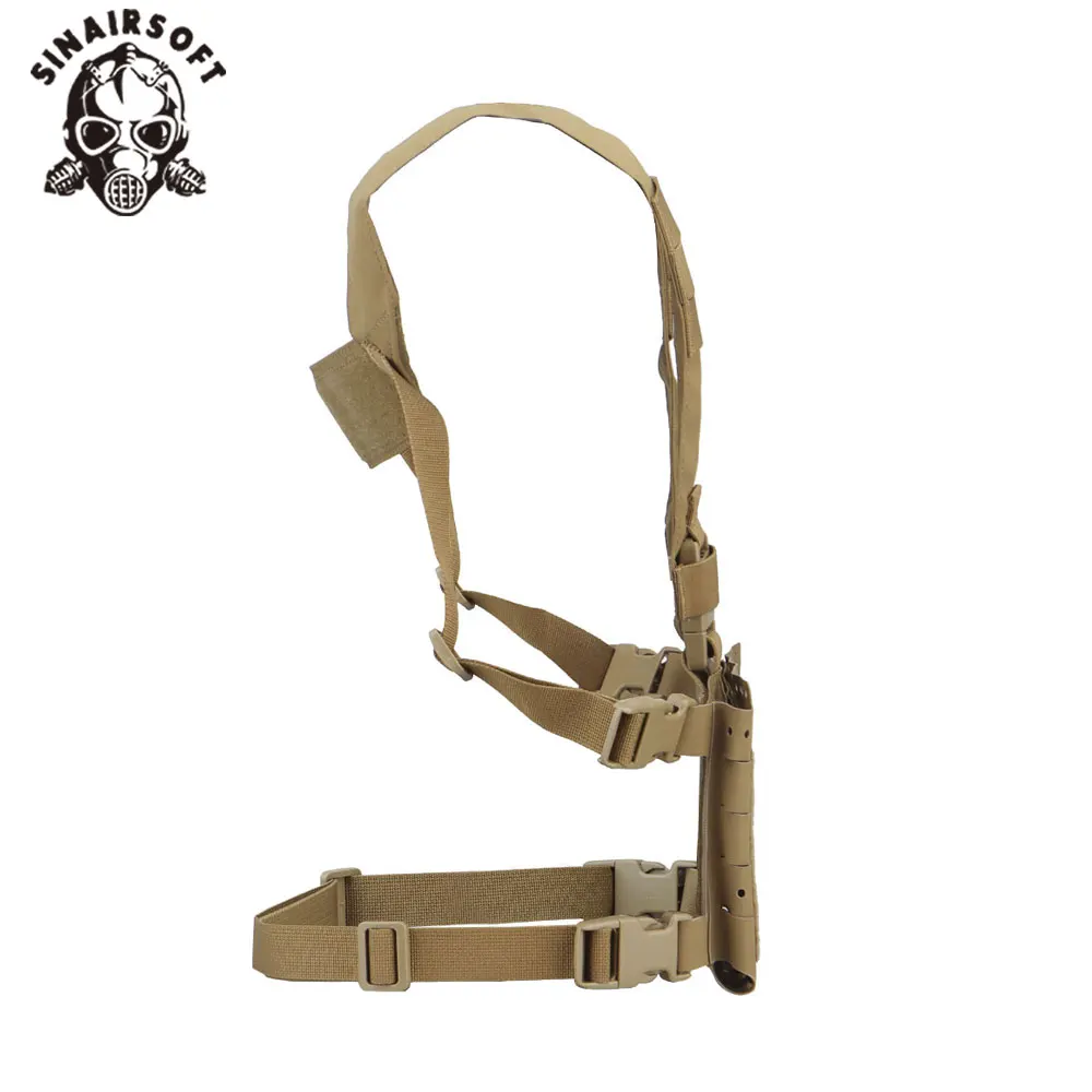 Chaleco táctico MK5, aparejo de pecho MOLLE, chasis de Micro lucha con bolsa de revistas 5,56, equipo de chaleco de caza militar para portador de placa - imagen 5