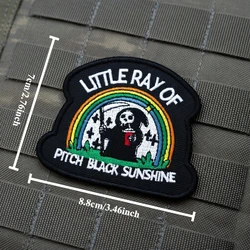Parche velcro bordado Segador para mochilas, chalecos y gorras