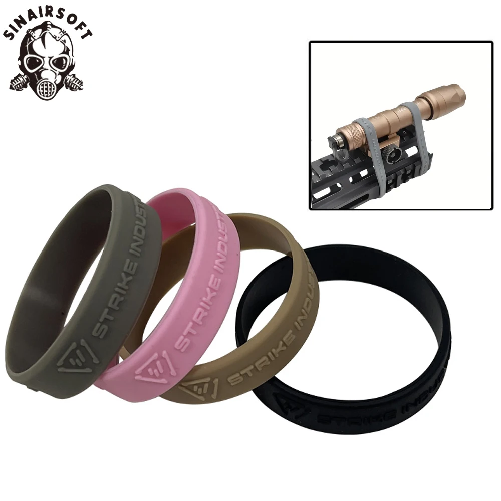SINAIRSOFT 4 unids/lote táctico Airsoft goma elástica de alta resistencia O anillo multifunción Rifle de caza banda de goma Rilfe