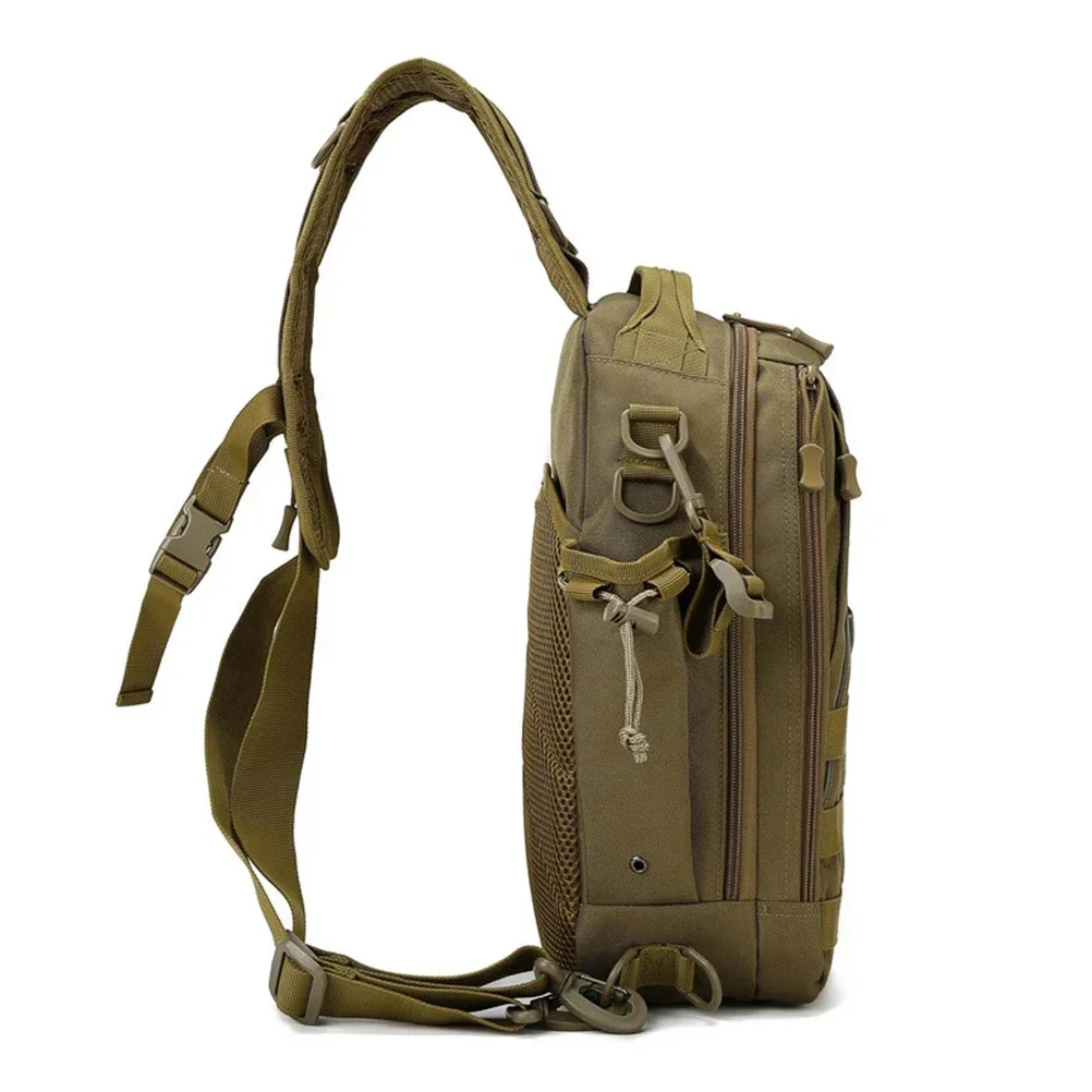 Bolsa de aparejos de pesca al aire libre, mochila impermeable para senderismo, ciclismo, viaje, bolso táctico de hombro, paquete de pecho, herramientas para señuelos de peces, mochila - imagen 3