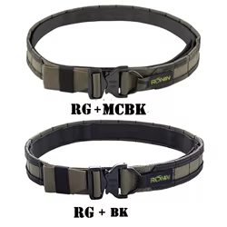 Cinturón táctico doble capa Molle para caza y outdoor