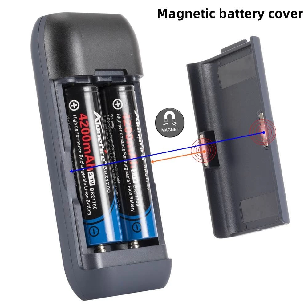 Alonefire PD2 Linterna táctica USB 18650/21700 powerbank - imagen 4