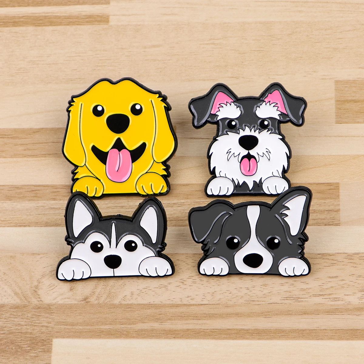 Alfileres esmaltados de gato para mascotas, broche de perro salchicha de dibujos animados, Pin de solapa de Metal, insignia, accesorios para mochila, joyería de animales, regalos para amigos - imagen 5