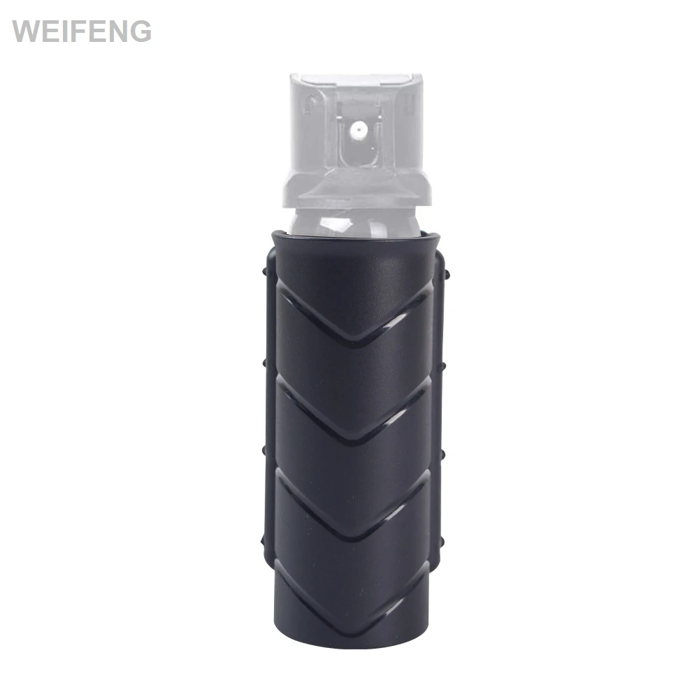 Bolsa táctica para bastón, soporte para pulverizador de pimienta, Clip Molle, funda para aerosol de mazza abierta, funda para linterna, accesorios de caza - imagen 4