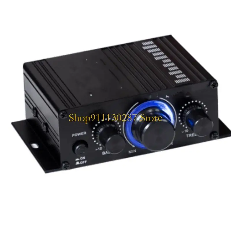 AMPLIFICADOR POTENCIA ligero J1HC, Mini amplificador sonido estéreo Digital HIFI 12V, 20x20W, para Radio coche, cine - imagen 3