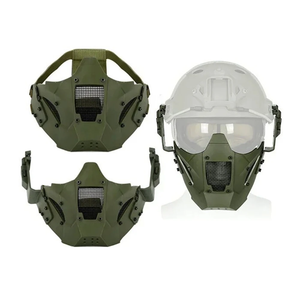 Máscara táctica transpirable media cara para Airsoft y Paintball - imagen 5