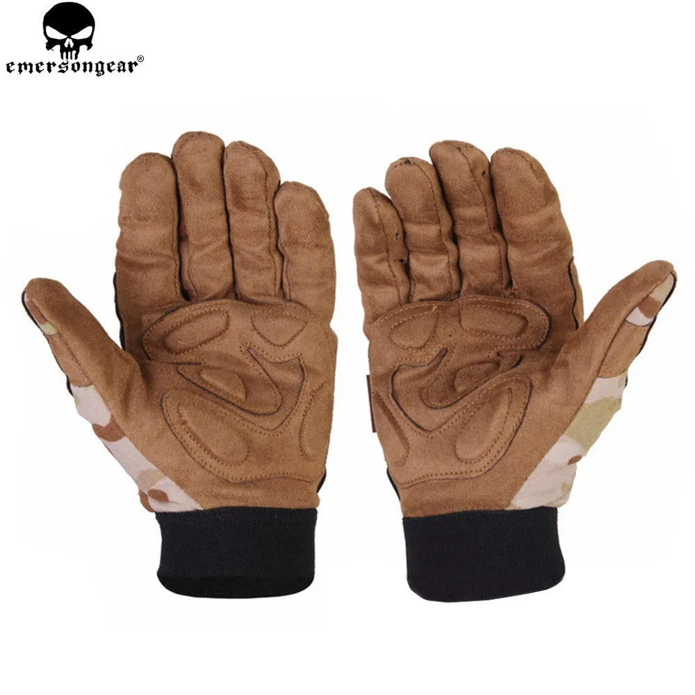 EMERSONGEAR guantes tácticos guantes de caza para disparar al aire libre guantes de camuflaje táctico guantes protectores Multi-camo Arid EM8725 - imagen 3