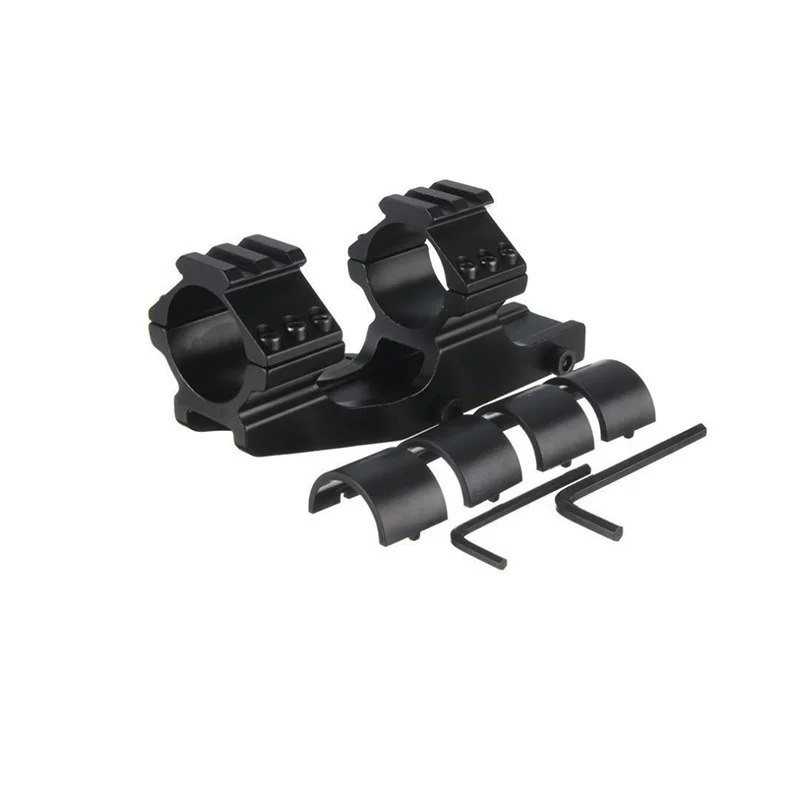 Soporte voladizo para alcance de 30mm y 1 pulgada con riel Picatinny superior de 20mm, base de 20mm, doble anillo, para caza, accesorios para pistola de juguete - imagen 4