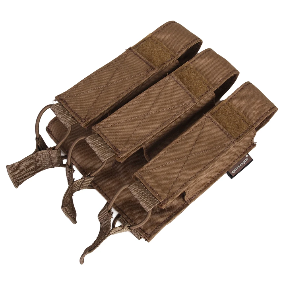Emersongear bolsa para revistas Modular Triple MP7 Quick Pull Mag bolsa funda titular Airsoft caza Molle senderismo EM6357 - imagen 5