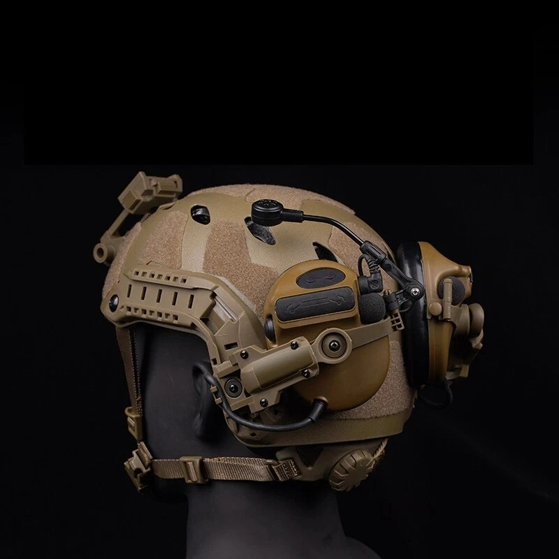 Adaptador de riel para casco táctico, accesorios de tiro Airsoft, soporte para auriculares, compatible con rieles Wendy del equipo Ops Core ARC - imagen 4