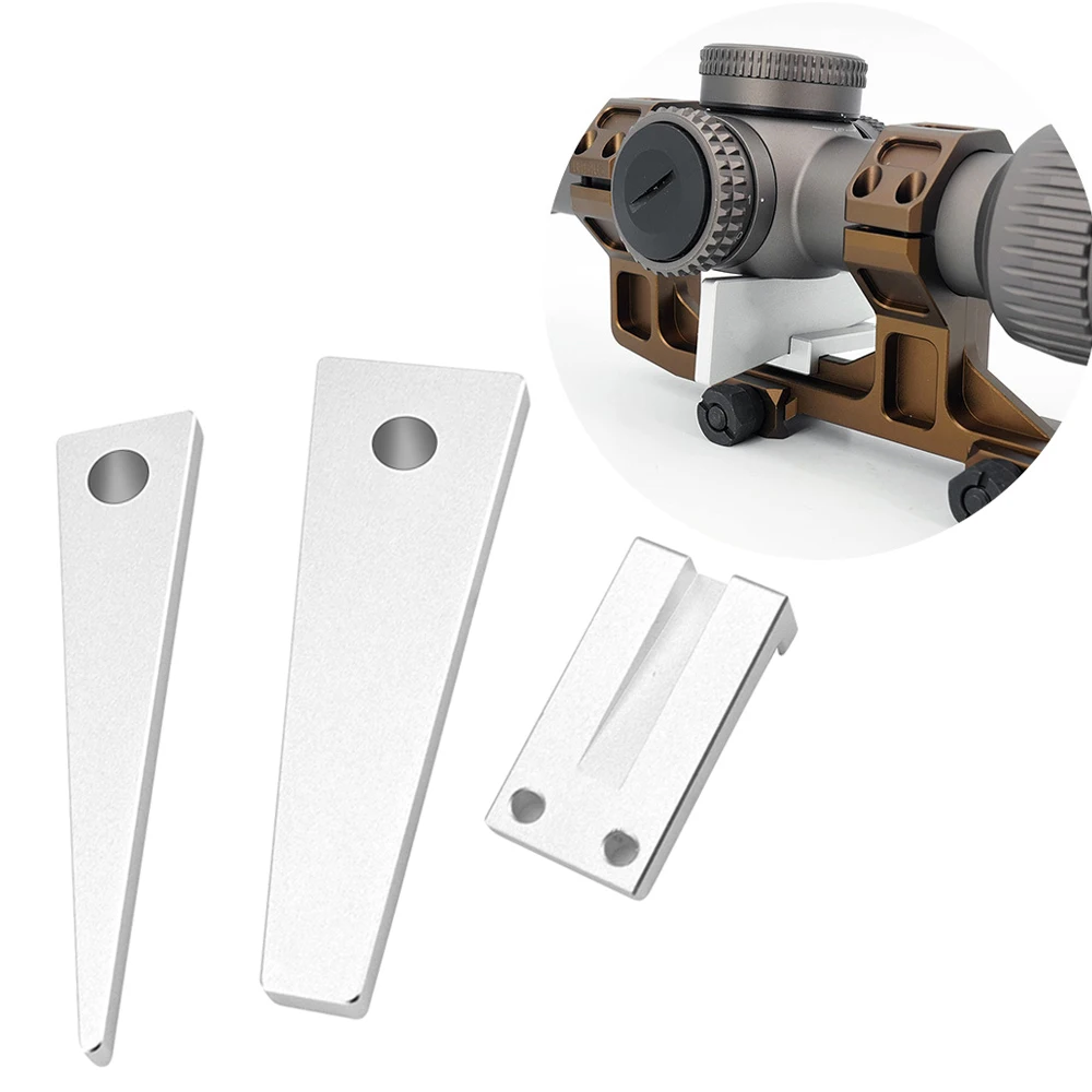 Nivelador Vertical óptico de aluminio táctico, Combo de montaje de alcance de Rifle, herramientas de ajuste de nivelación aptas para Picatinny
