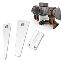 Nivelador Vertical óptico de aluminio táctico, Combo de montaje de alcance de Rifle, herramientas de ajuste de nivelación aptas para Picatinny