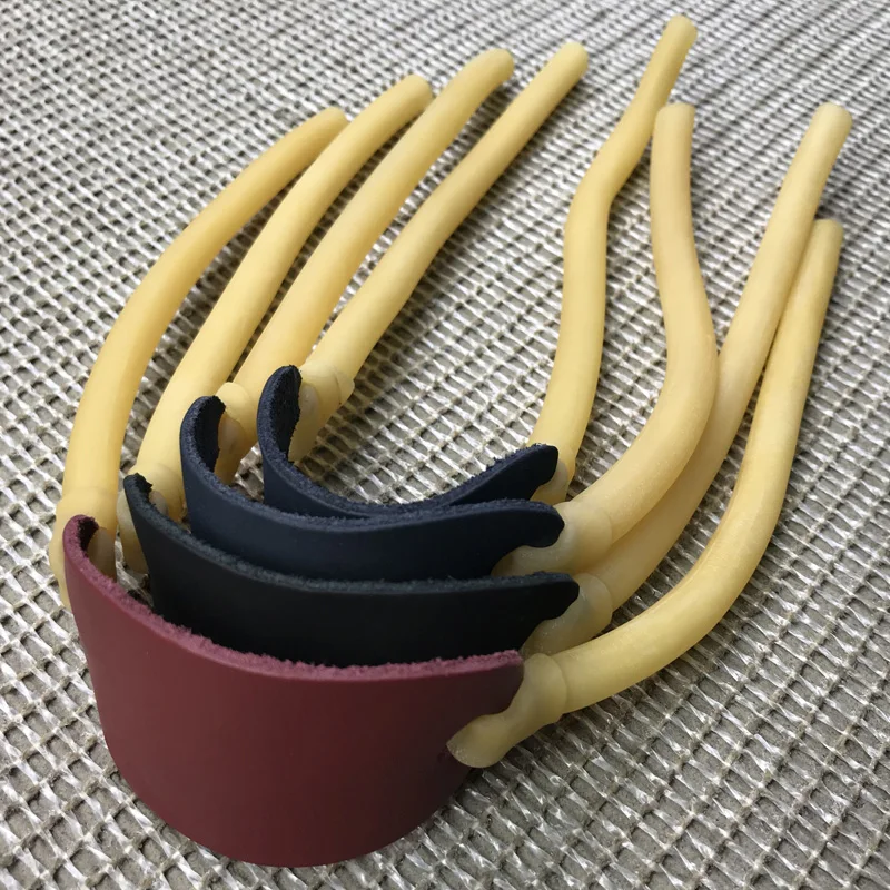 Tirachinas potente de 5 piezas, banda de goma elástica para caza al aire libre, catapulta, juego de tiro - imagen 2