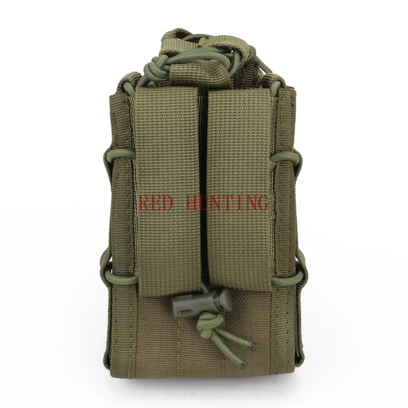 Bolsa táctica Molle para revistas, bolsa de almacenamiento de doble capa de nailon 1000D, estuche para munición, accesorios de caza, bolsa Molle - imagen 3