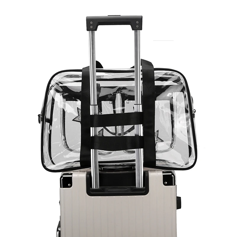 Bolso cruzado transparente de PVC impermeable para natación, bolso grande para gimnasio, Fitness, viaje, estrella, deportes al aire libre, bolsa de equipaje para entrenamiento de Yoga - imagen 5