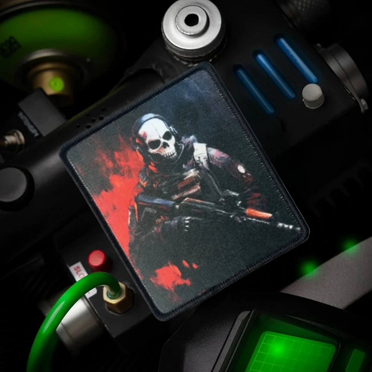 Parche de insignia de moral divertida de fantasma, emblema militar, brazalete táctico, gancho y bucle, accesorios para mochila, pegatinas con apliques