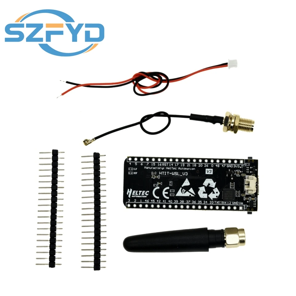 Placa de desarrollo de módulo ESP32 SX1262 LoRa WIFI BLE LoRAWAN 433-470MHz 868-915MHz Stick inalámbrico Lite con antena para Arduino - imagen 2