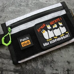 Mini parche cuadrado de PVC 3D, paquete de funciones de Club, pegatina, insignia de moral, accesorio táctico, parches de gancho y bucle para apliques de ropa