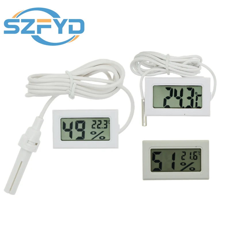 Termómetro higrómetro digital LCD para acuario y frigorífico - imagen 4