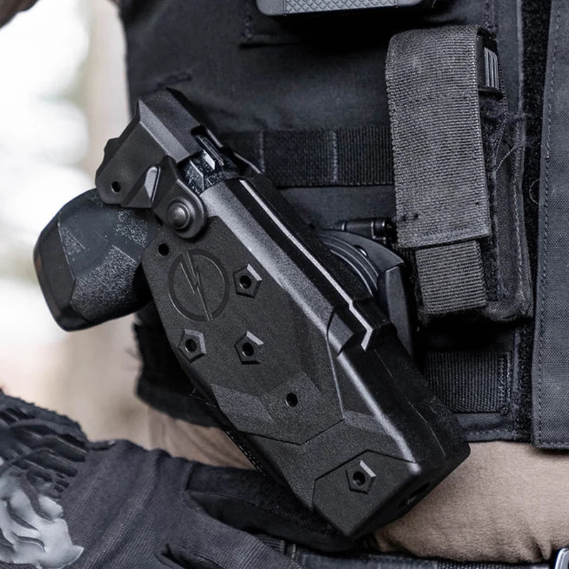 Sistema de montaje de conexión rápida para funda de cuchillo, equipo de vaina, Clip de cintura, 3 tipos, CNC táctico Tek - imagen 5