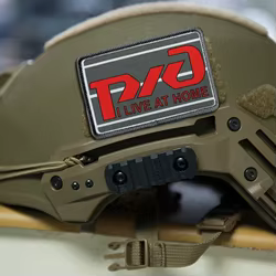 Parches tácticos de moral bordados "I Rarely Live At Home", parche divertido de gancho y bucle, insignia militar, brazalete, pegatinas para mochila